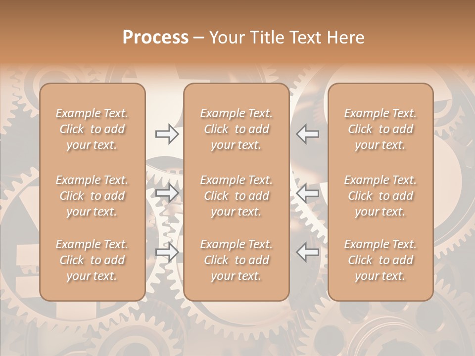Clock Dealing Symbol PowerPoint Template