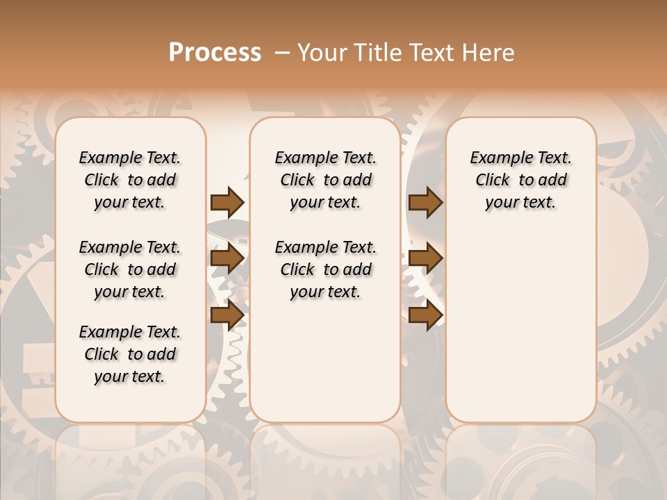 Clock Dealing Symbol PowerPoint Template