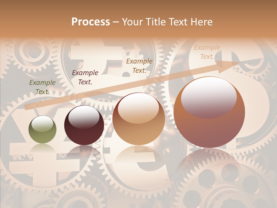 Clock Dealing Symbol PowerPoint Template