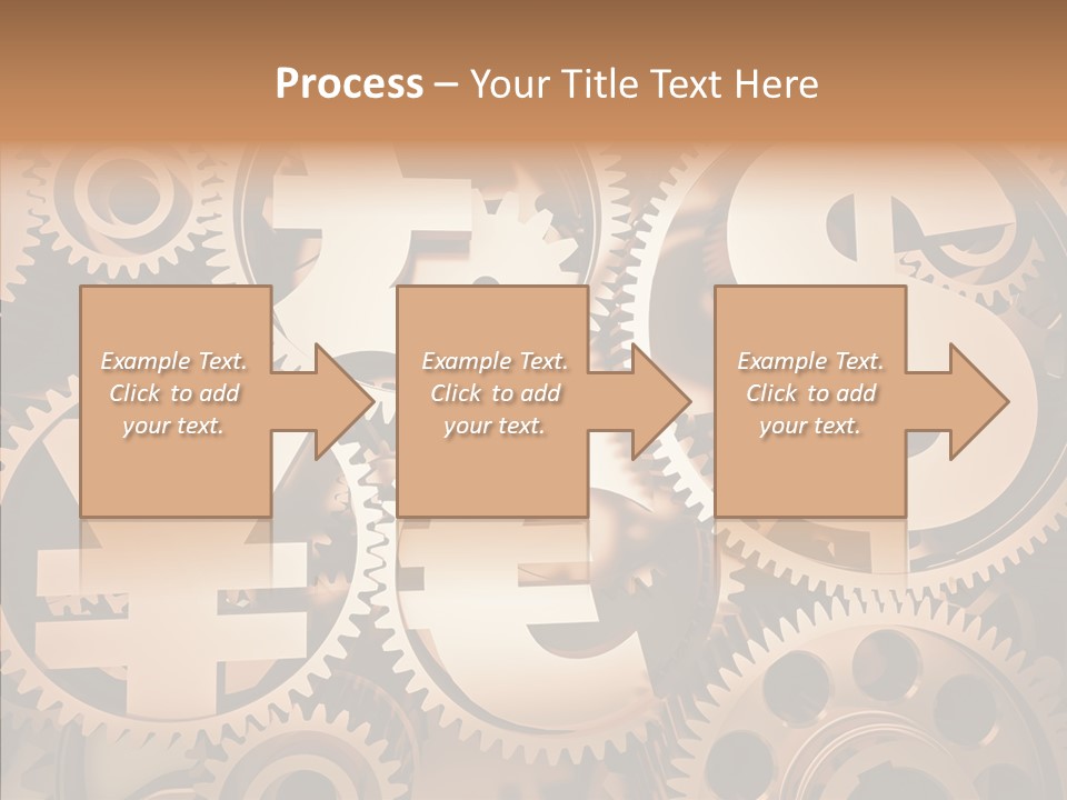 Clock Dealing Symbol PowerPoint Template