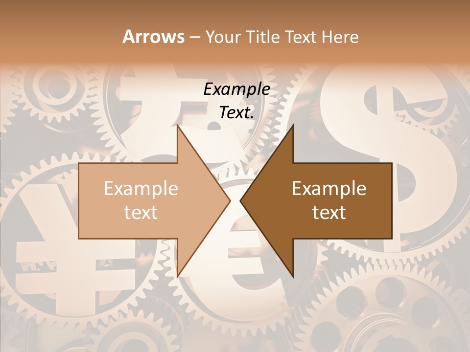Clock Dealing Symbol PowerPoint Template