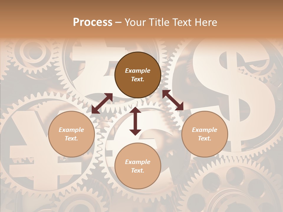 Clock Dealing Symbol PowerPoint Template