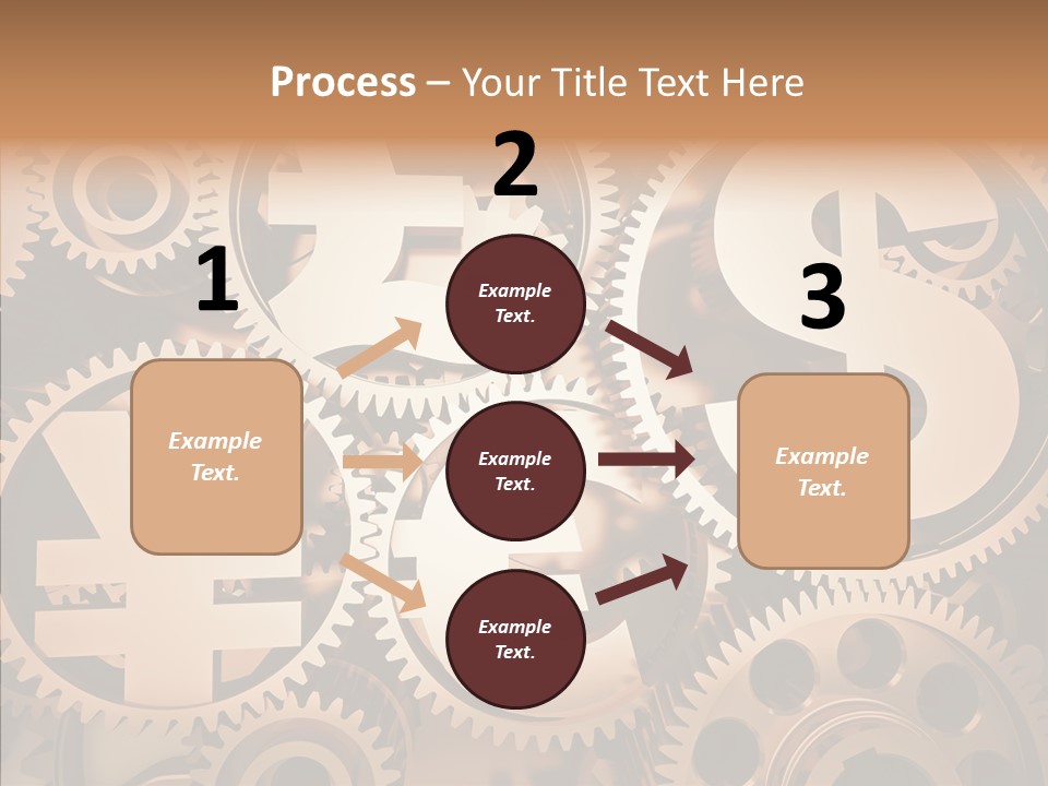 Clock Dealing Symbol PowerPoint Template