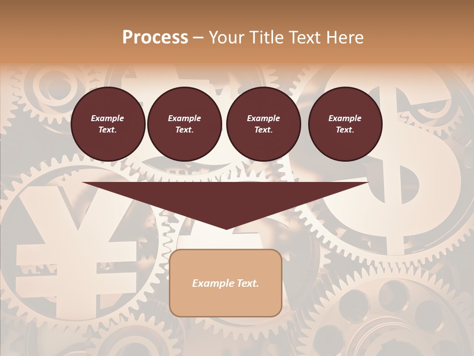 Clock Dealing Symbol PowerPoint Template