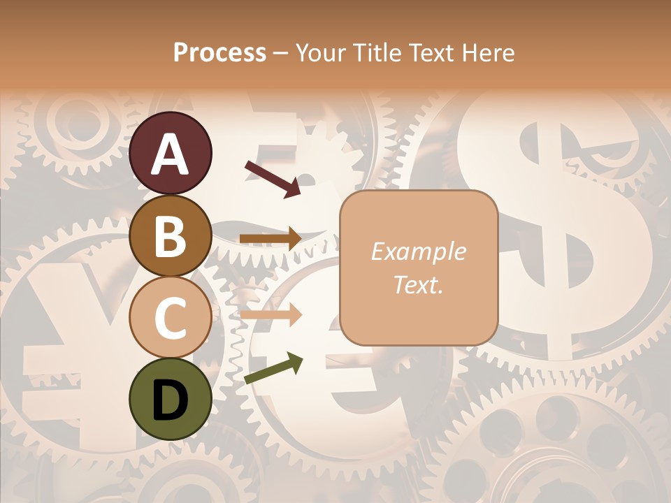Clock Dealing Symbol PowerPoint Template