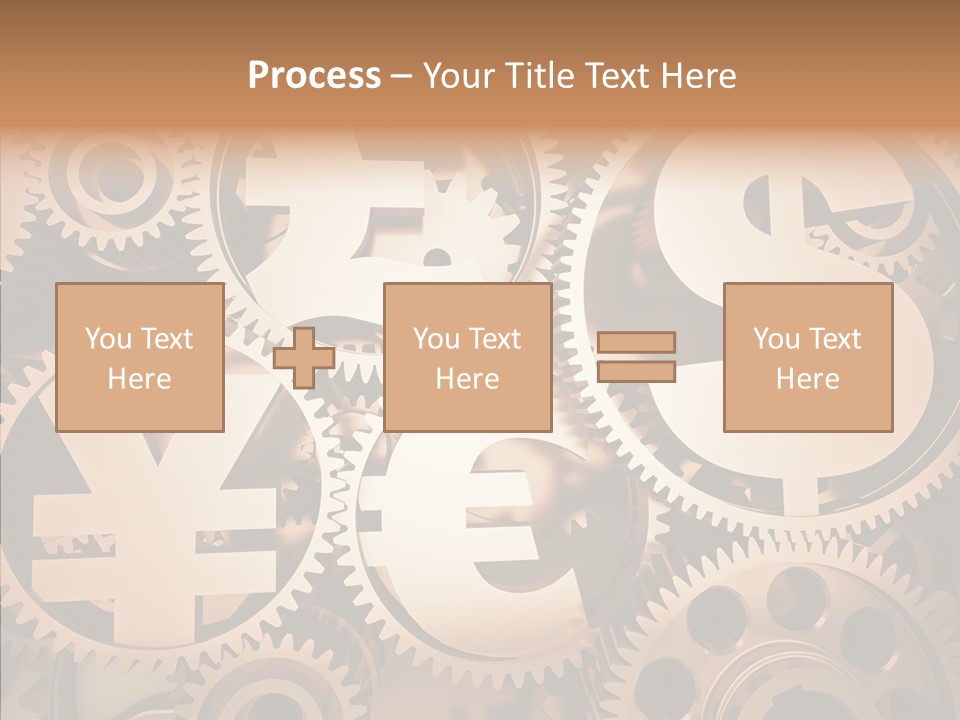 Clock Dealing Symbol PowerPoint Template