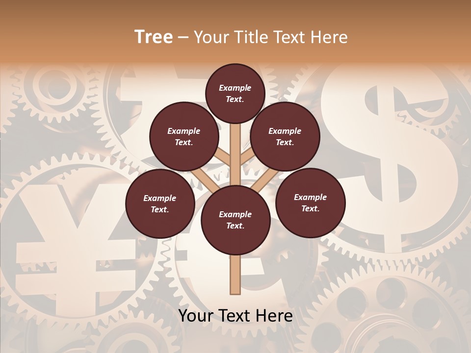 Clock Dealing Symbol PowerPoint Template
