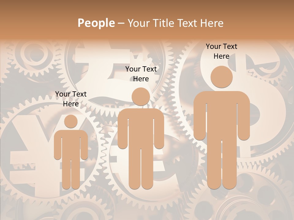 Clock Dealing Symbol PowerPoint Template