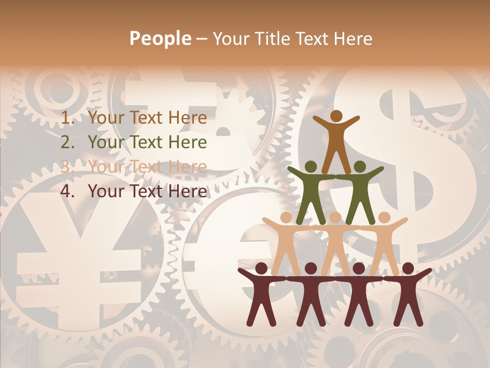 Clock Dealing Symbol PowerPoint Template