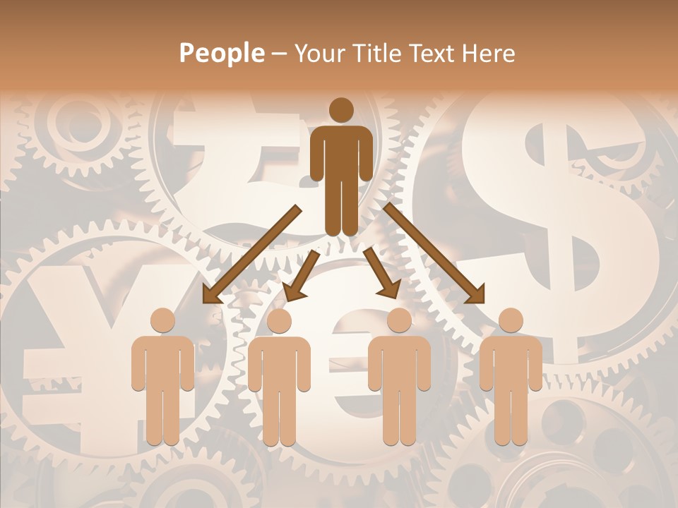 Clock Dealing Symbol PowerPoint Template