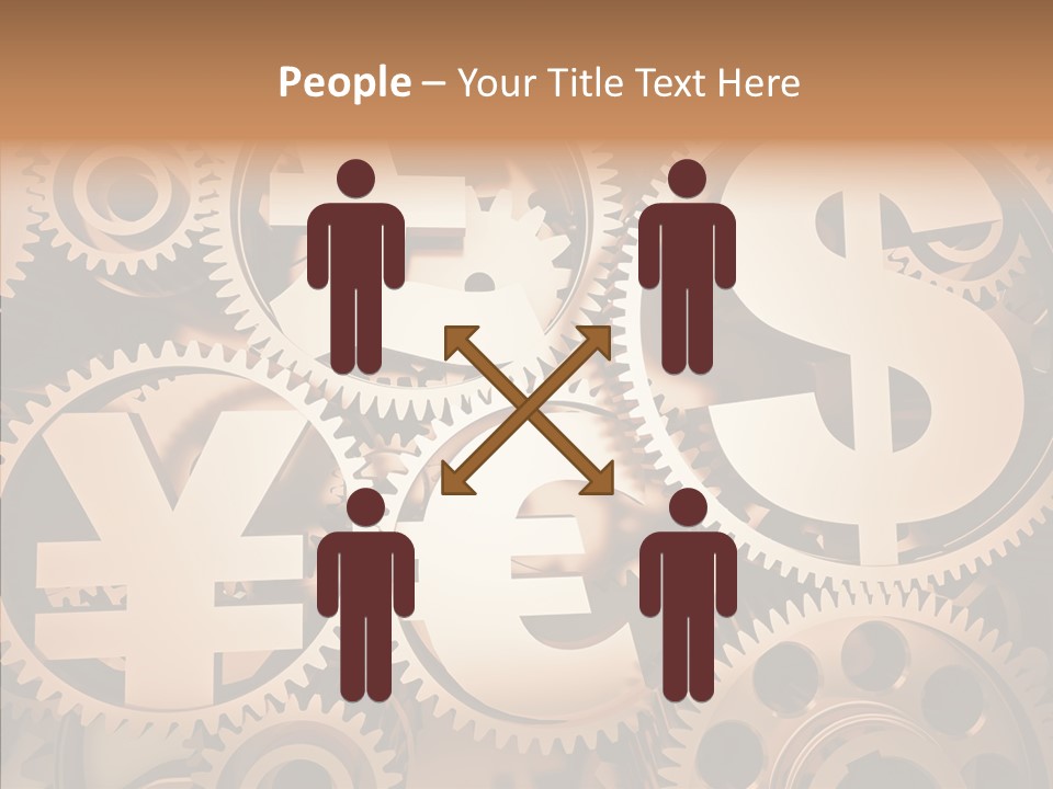 Clock Dealing Symbol PowerPoint Template