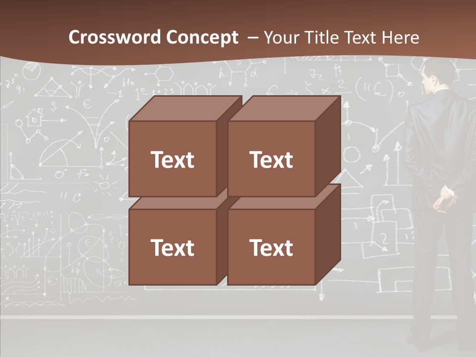 Frustrated Chalk Calculus PowerPoint Template