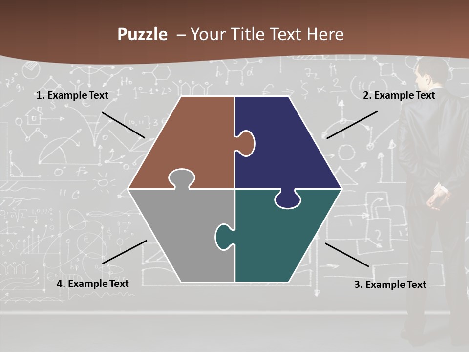 Frustrated Chalk Calculus PowerPoint Template