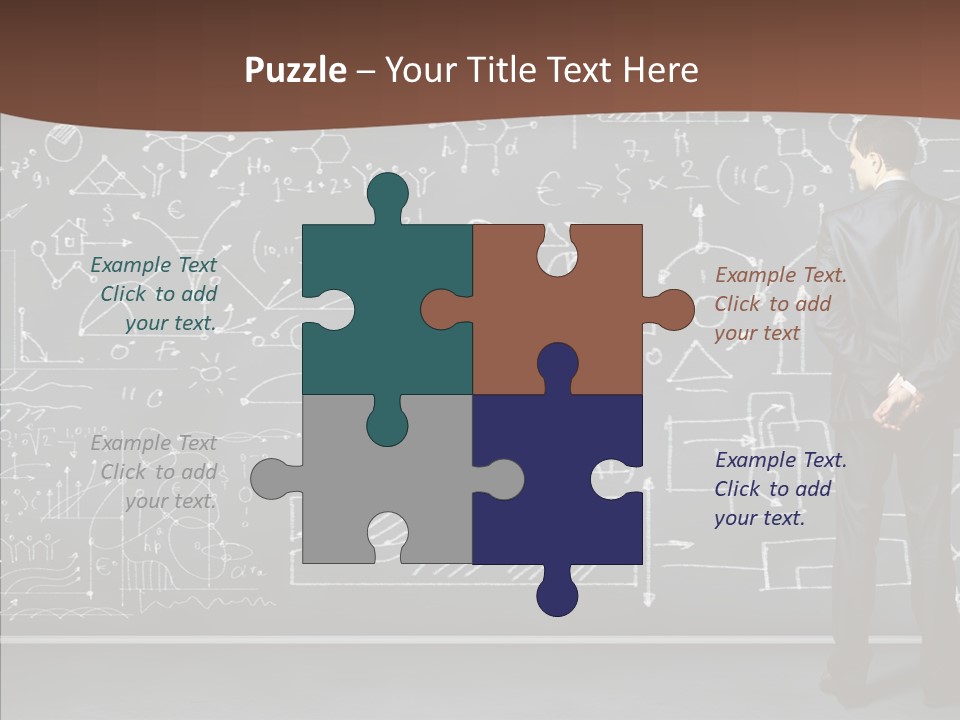 Frustrated Chalk Calculus PowerPoint Template