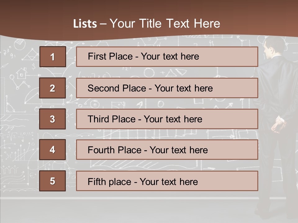 Frustrated Chalk Calculus PowerPoint Template