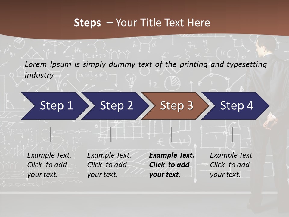 Frustrated Chalk Calculus PowerPoint Template
