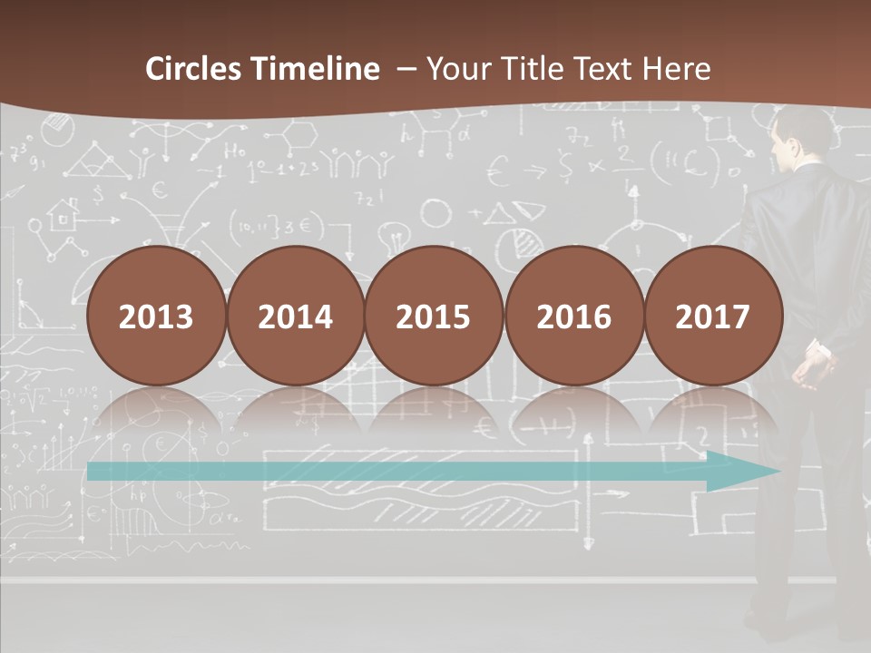 Frustrated Chalk Calculus PowerPoint Template