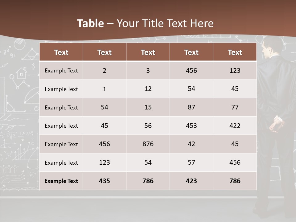 Frustrated Chalk Calculus PowerPoint Template