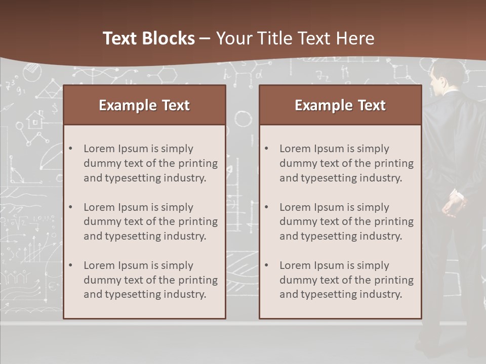 Frustrated Chalk Calculus PowerPoint Template