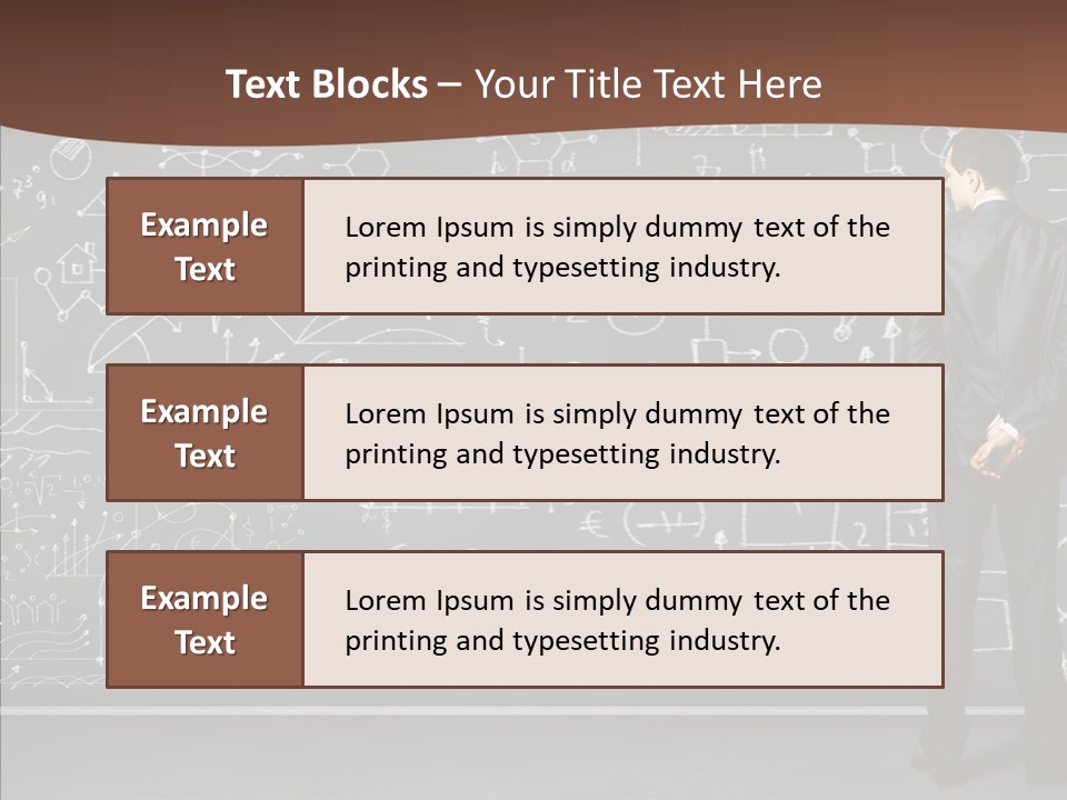 Frustrated Chalk Calculus PowerPoint Template