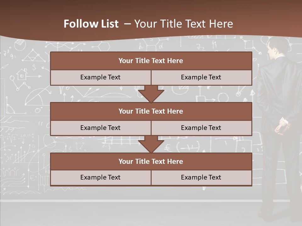 Frustrated Chalk Calculus PowerPoint Template