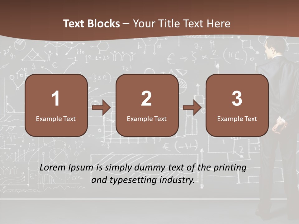 Frustrated Chalk Calculus PowerPoint Template