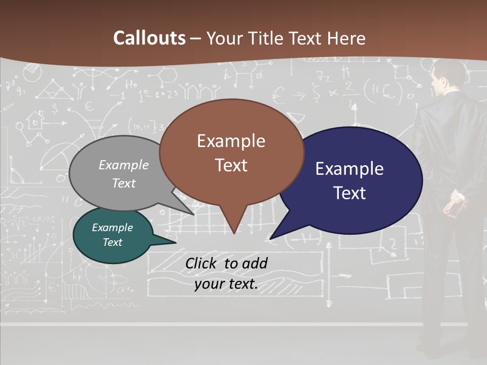 Frustrated Chalk Calculus PowerPoint Template