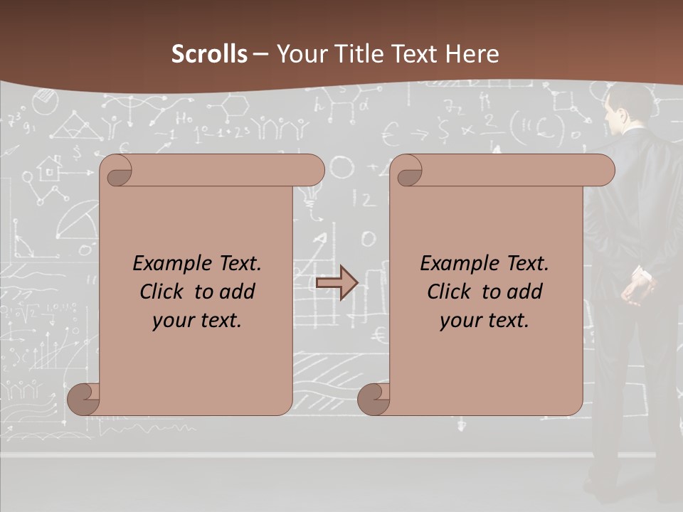 Frustrated Chalk Calculus PowerPoint Template