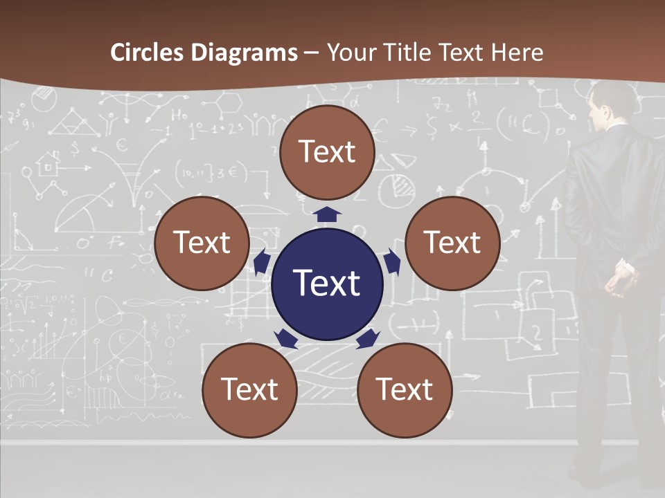 Frustrated Chalk Calculus PowerPoint Template