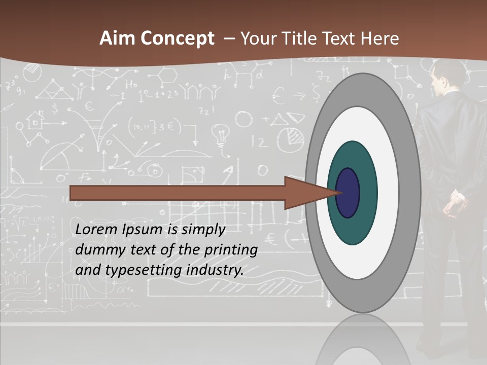 Frustrated Chalk Calculus PowerPoint Template