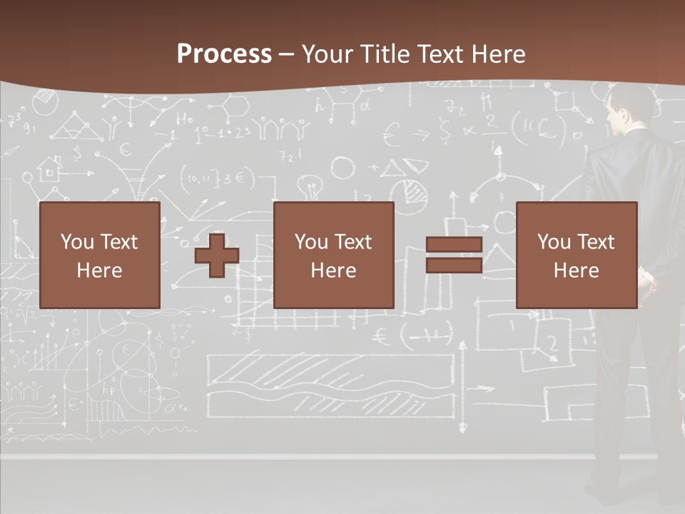 Frustrated Chalk Calculus PowerPoint Template