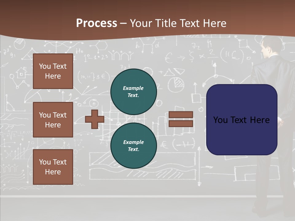 Frustrated Chalk Calculus PowerPoint Template