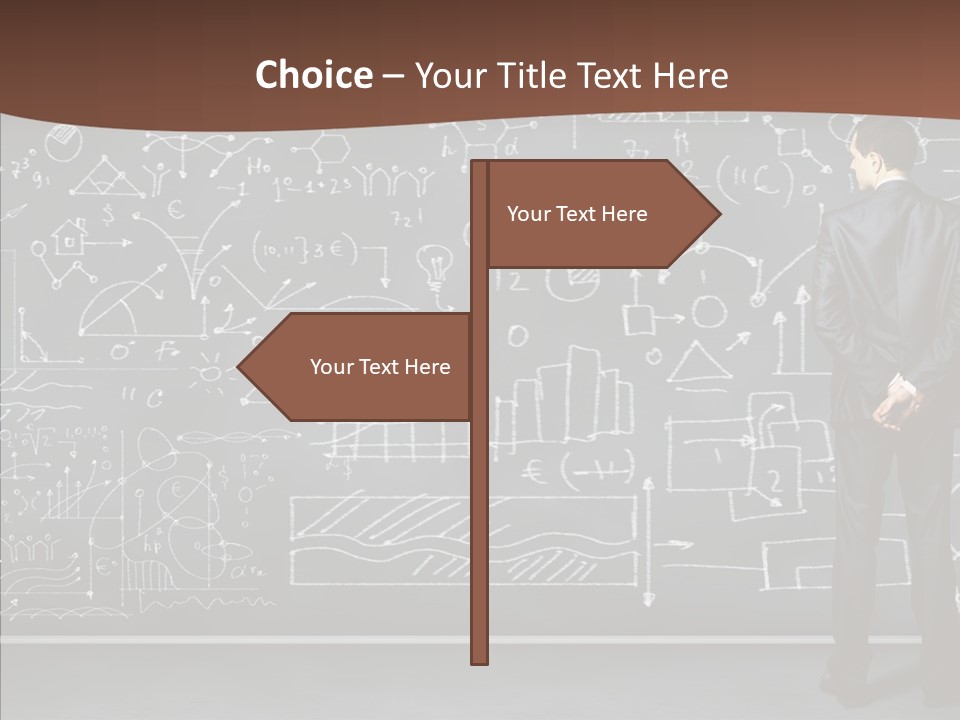 Frustrated Chalk Calculus PowerPoint Template