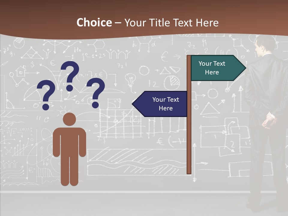Frustrated Chalk Calculus PowerPoint Template