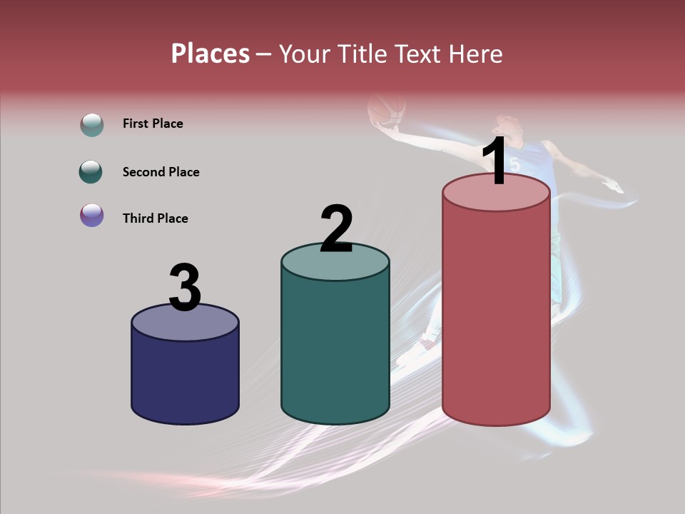 Sport Game Dunk PowerPoint Template