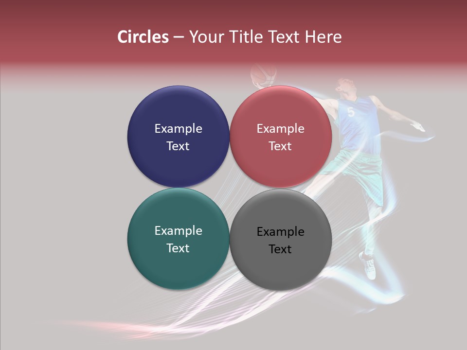 Sport Game Dunk PowerPoint Template