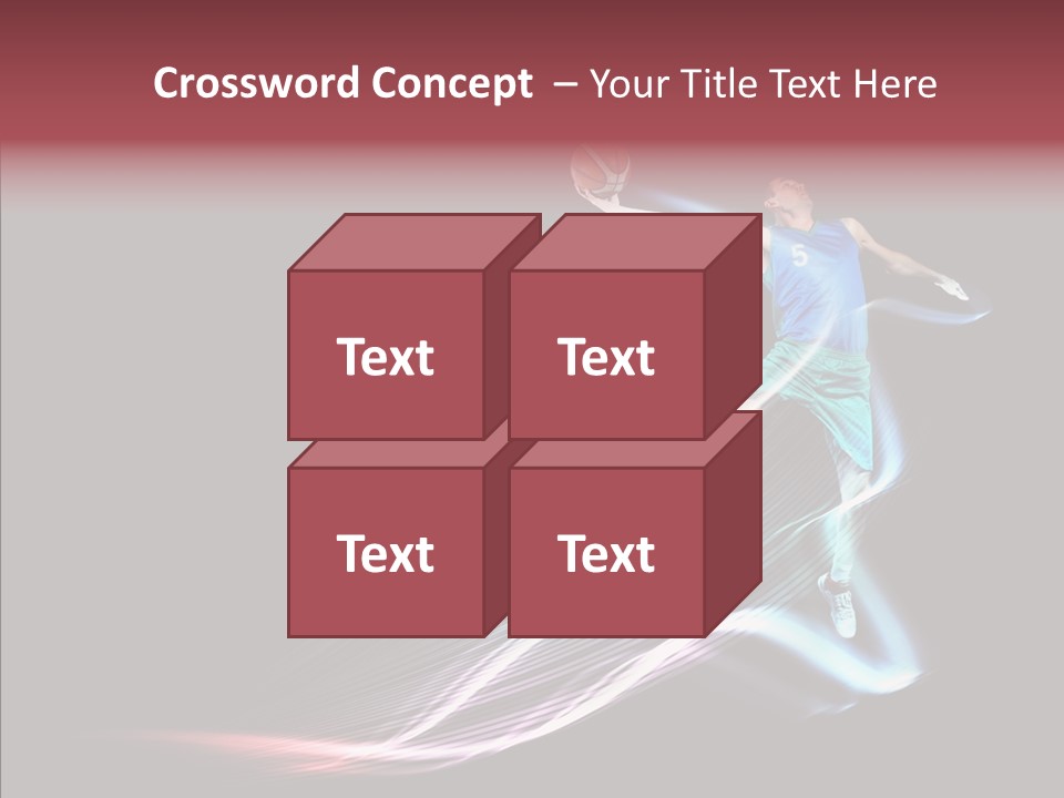 Sport Game Dunk PowerPoint Template