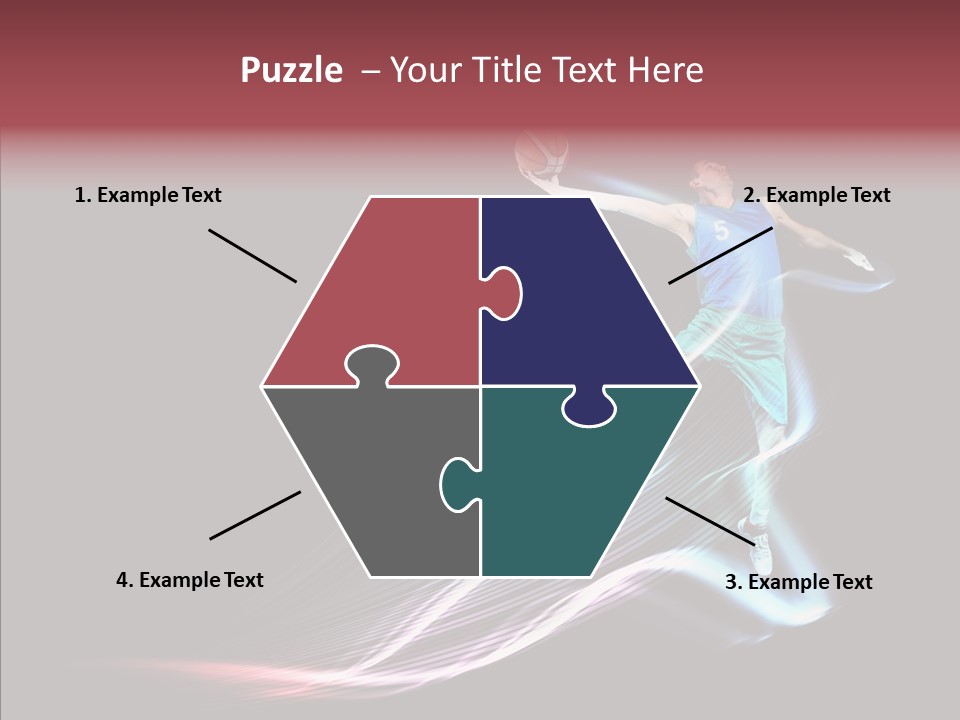 Sport Game Dunk PowerPoint Template