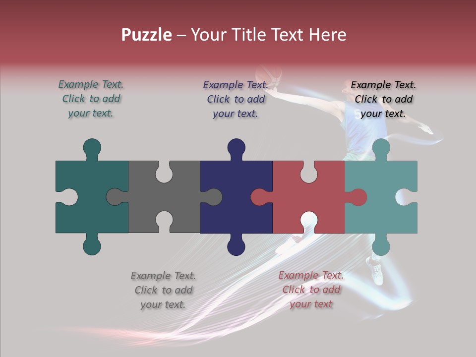 Sport Game Dunk PowerPoint Template