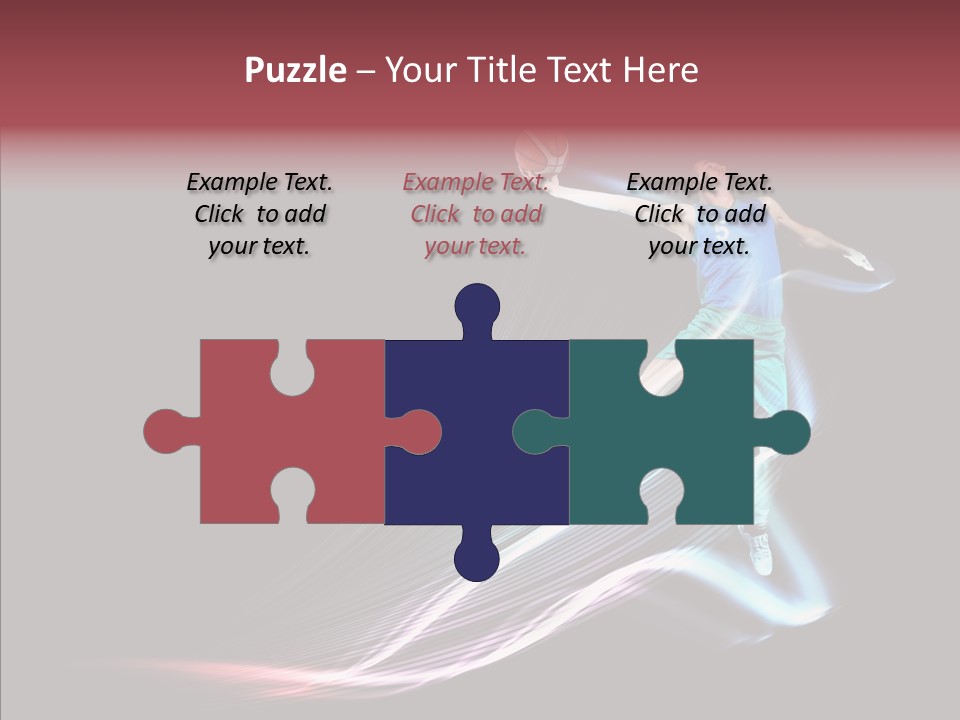 Sport Game Dunk PowerPoint Template