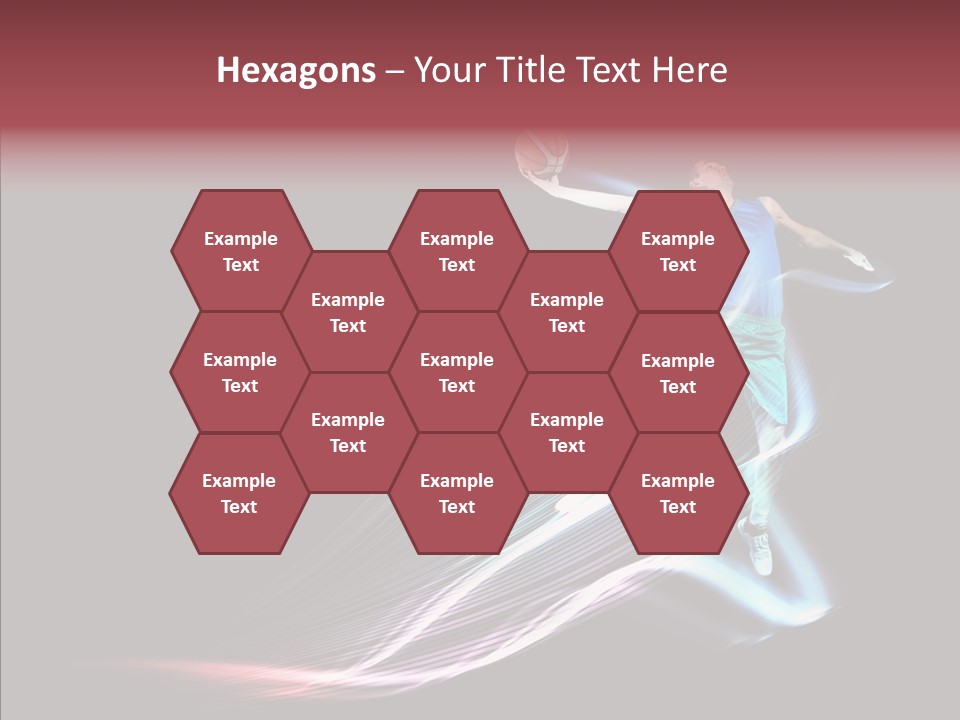 Sport Game Dunk PowerPoint Template