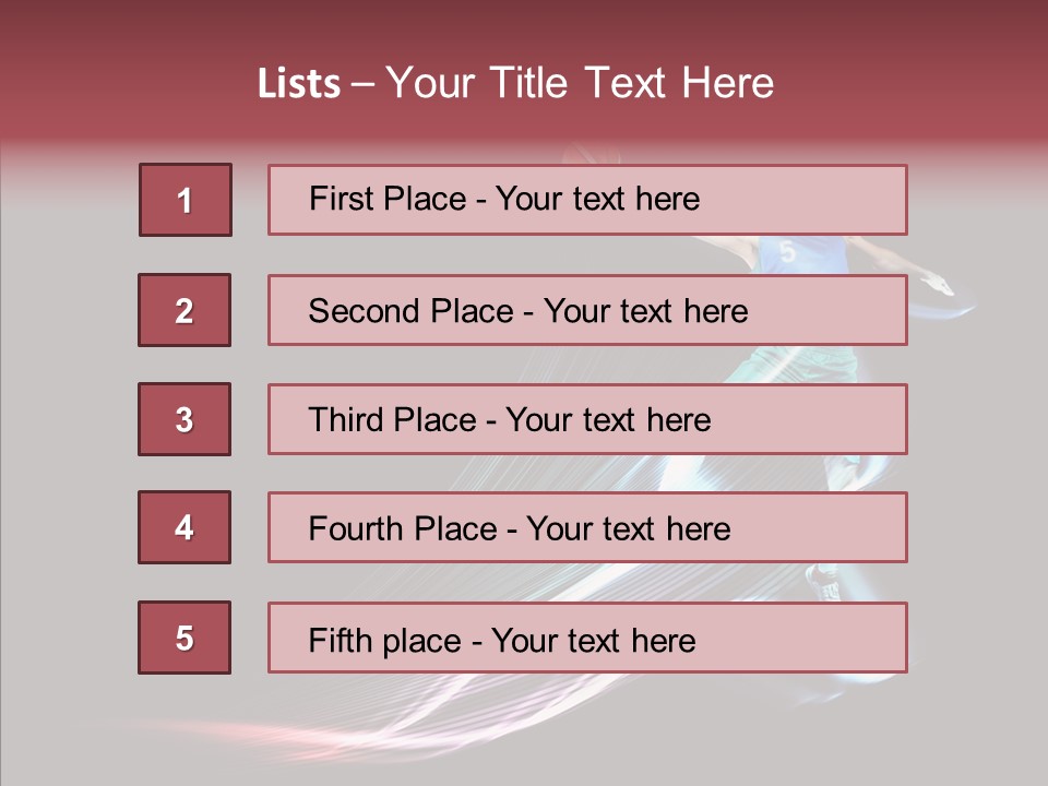 Sport Game Dunk PowerPoint Template