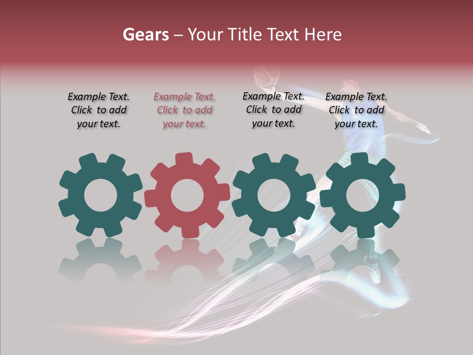 Sport Game Dunk PowerPoint Template