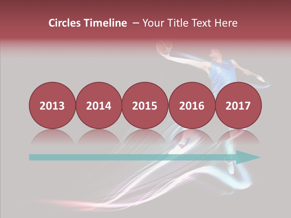 Sport Game Dunk PowerPoint Template