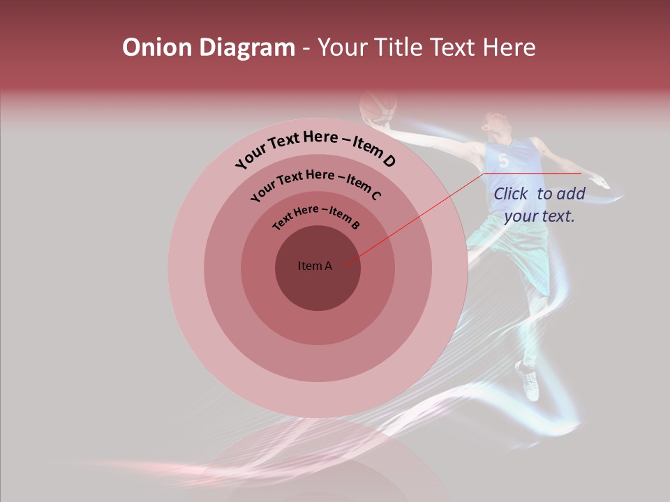 Sport Game Dunk PowerPoint Template