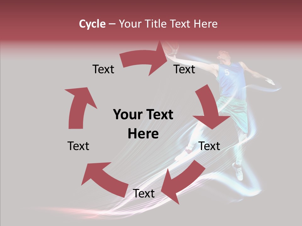 Sport Game Dunk PowerPoint Template