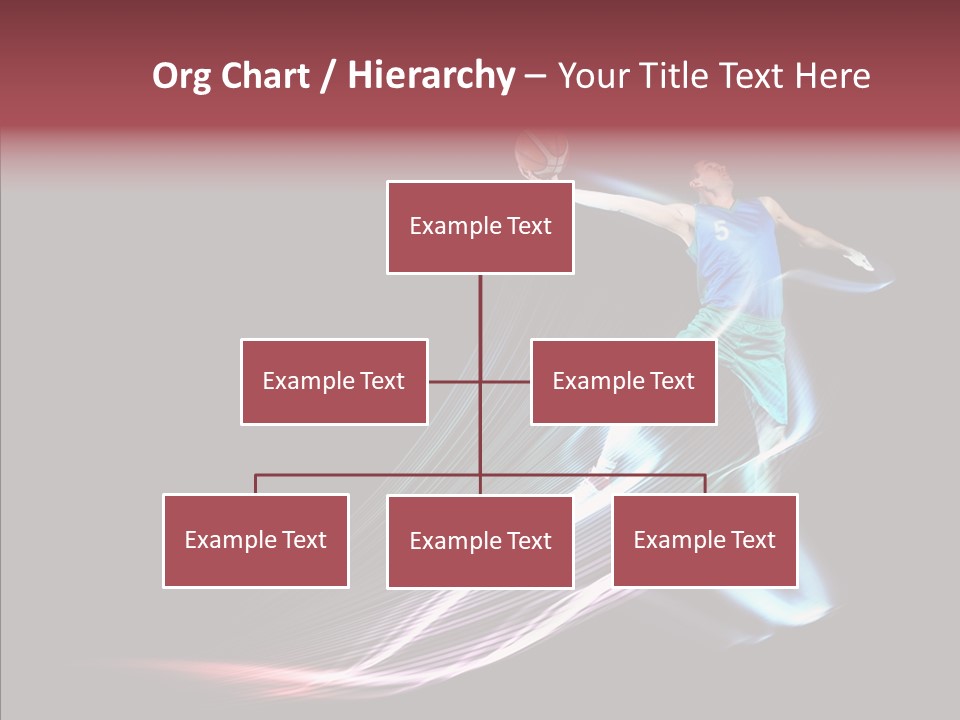 Sport Game Dunk PowerPoint Template