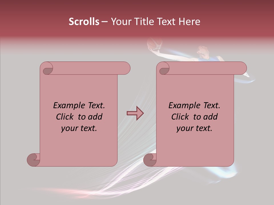 Sport Game Dunk PowerPoint Template