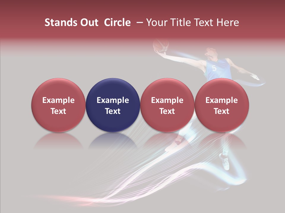 Sport Game Dunk PowerPoint Template