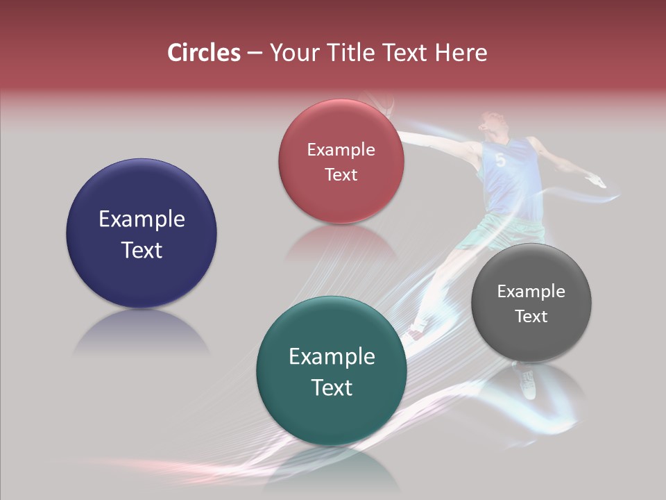 Sport Game Dunk PowerPoint Template